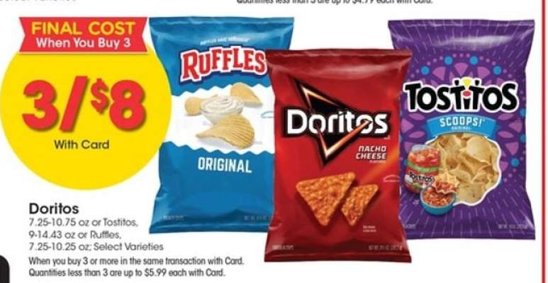 Doritos, Ruffles, Tostitos