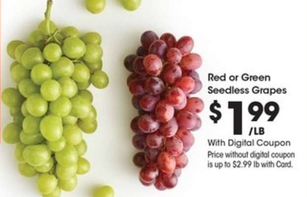 Red or Green Seedless Grapes