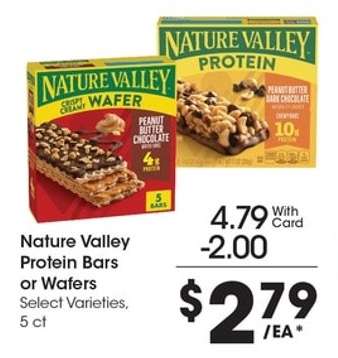 Nature Valley Protein Bars or Wafers