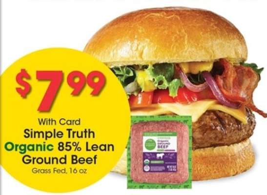 Simple Truth Organic 85% Lean Ground Beef