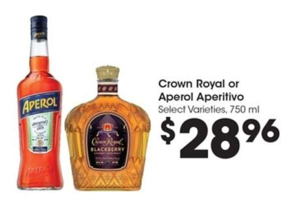 Crown Royal or Aperol Aperitivo