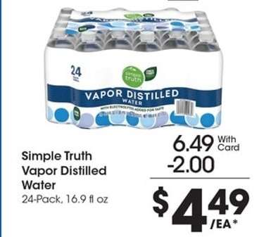 Simple Truth Vapor Distilled Water