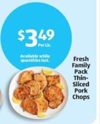 Fresh Family Pack Thin-Sliced Pork Chops