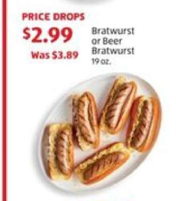 Bratwurst or Beer Bratwurst