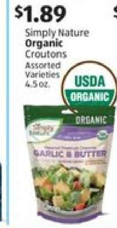 Simply Nature Organic Croutons