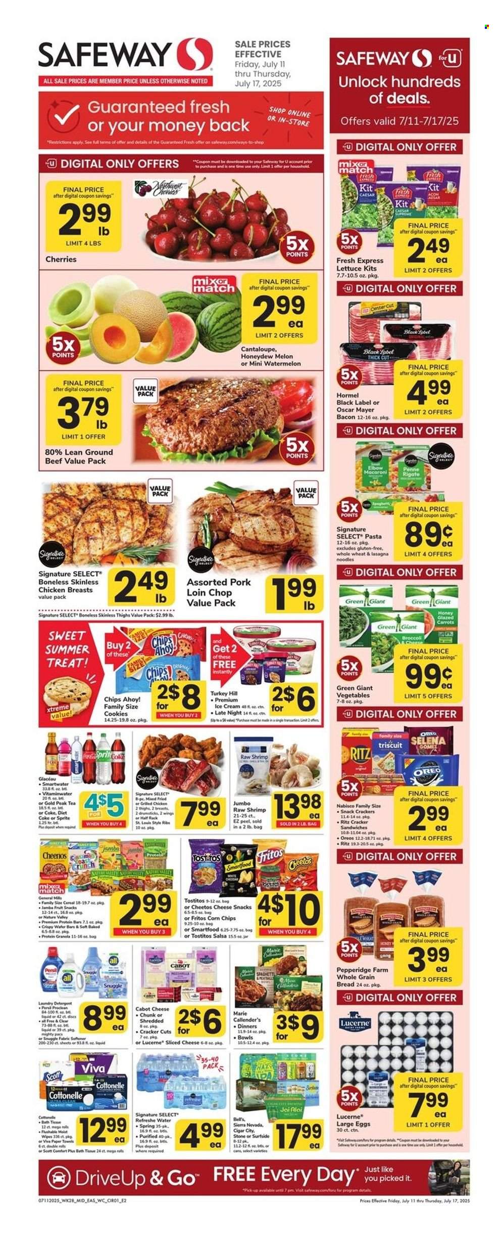 Safeway ad - 07/11/2025 - 07/17/2025. Page 1
