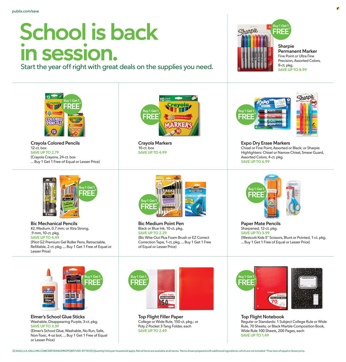 Publix ad - 07/10/2025 - 07/16/2025. Page 2