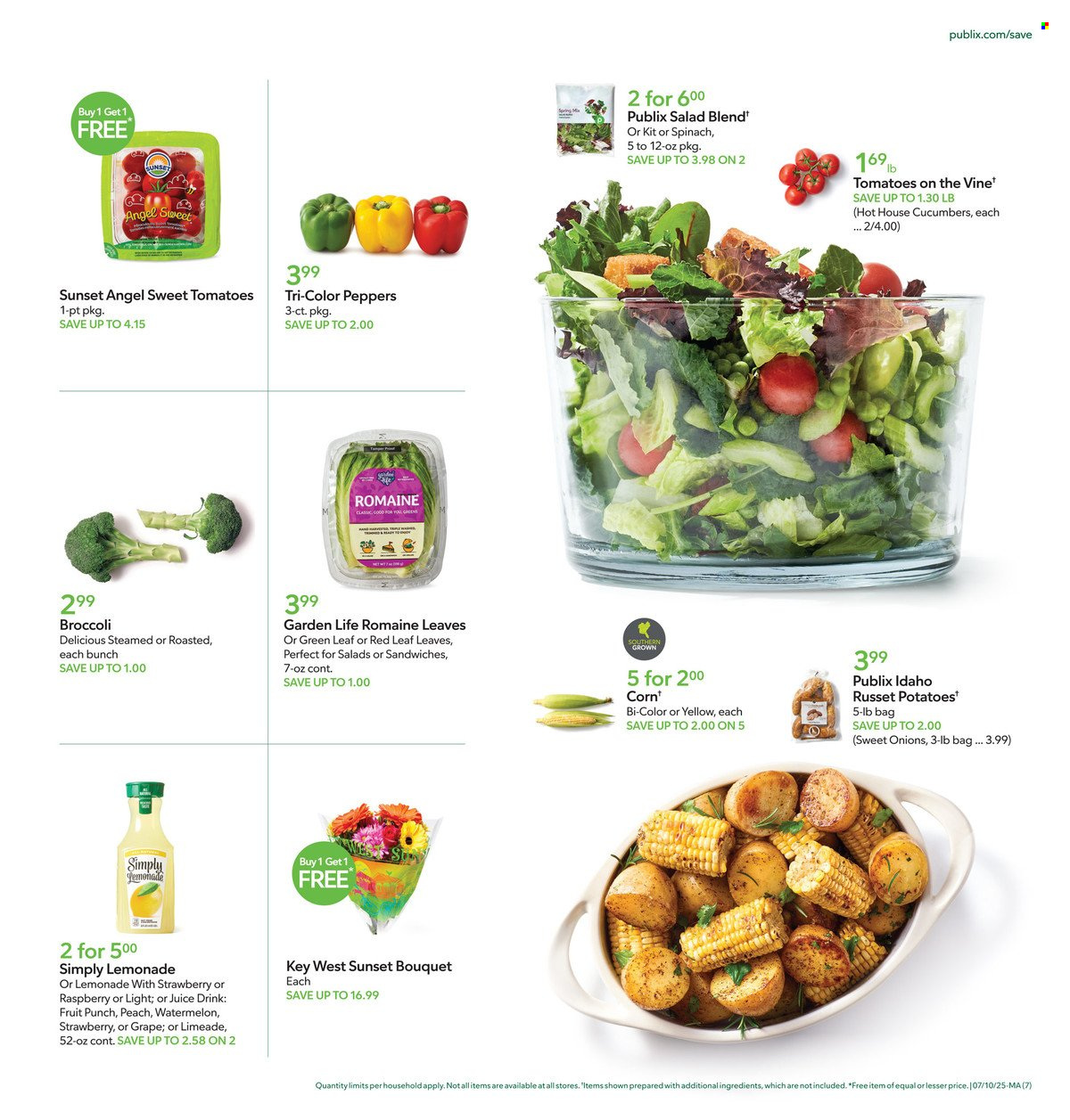 Publix ad - 07/10/2025 - 07/16/2025. Page 7