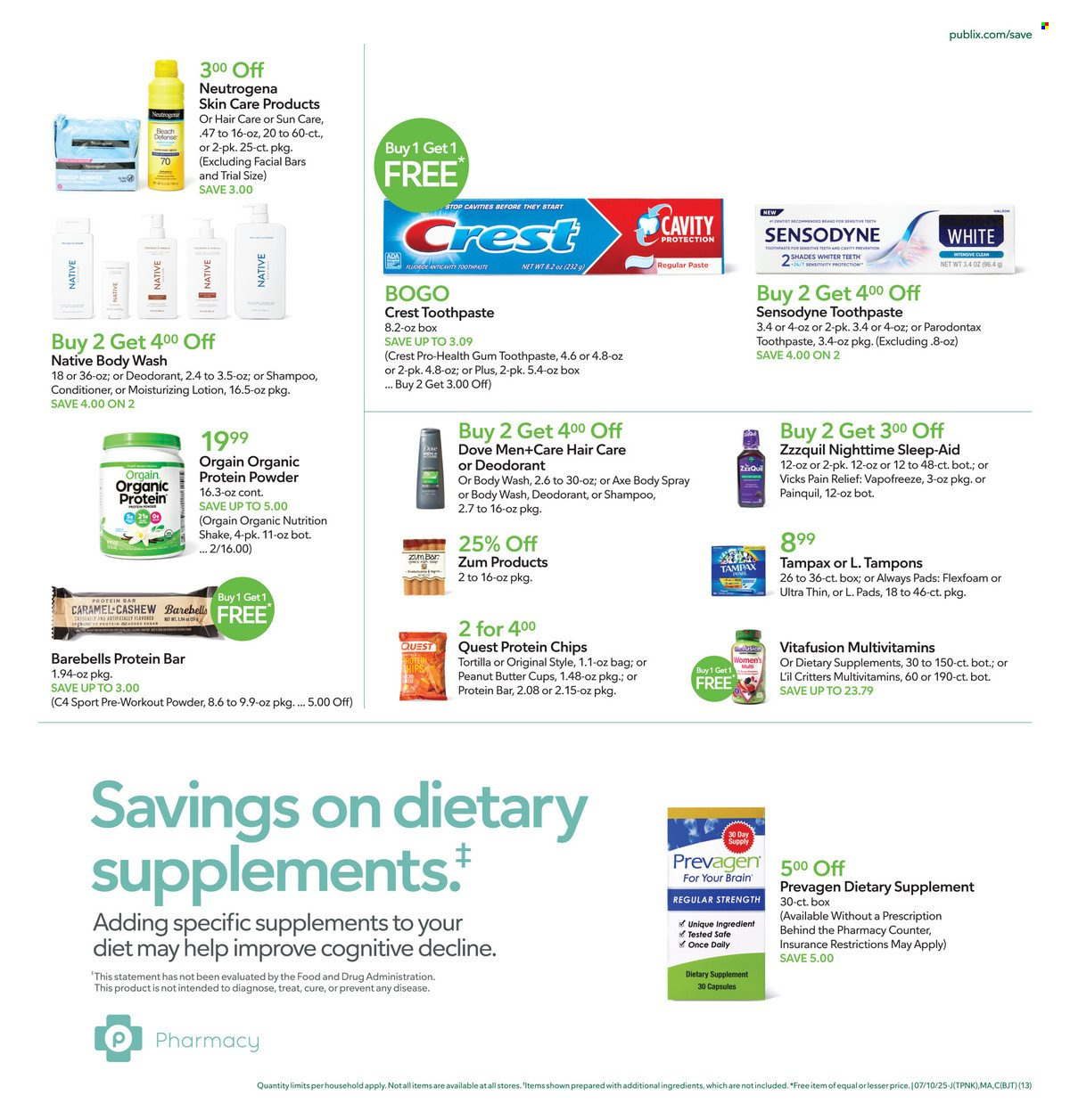 Publix ad - 07/10/2025 - 07/16/2025. Page 13