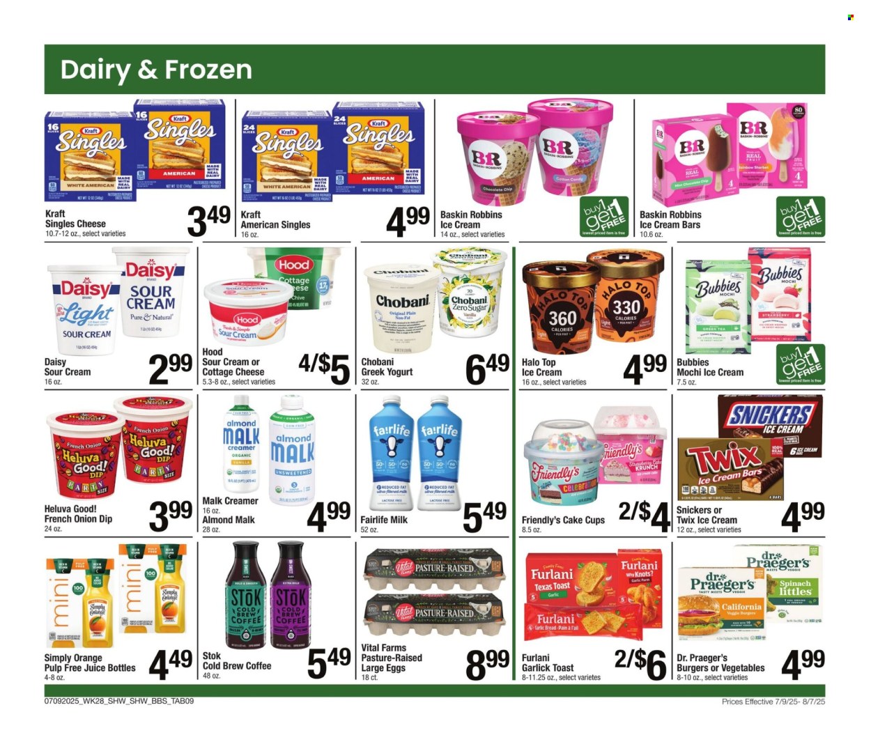 Shaw’s ad - 07/09/2025 - 08/07/2025. Page 9