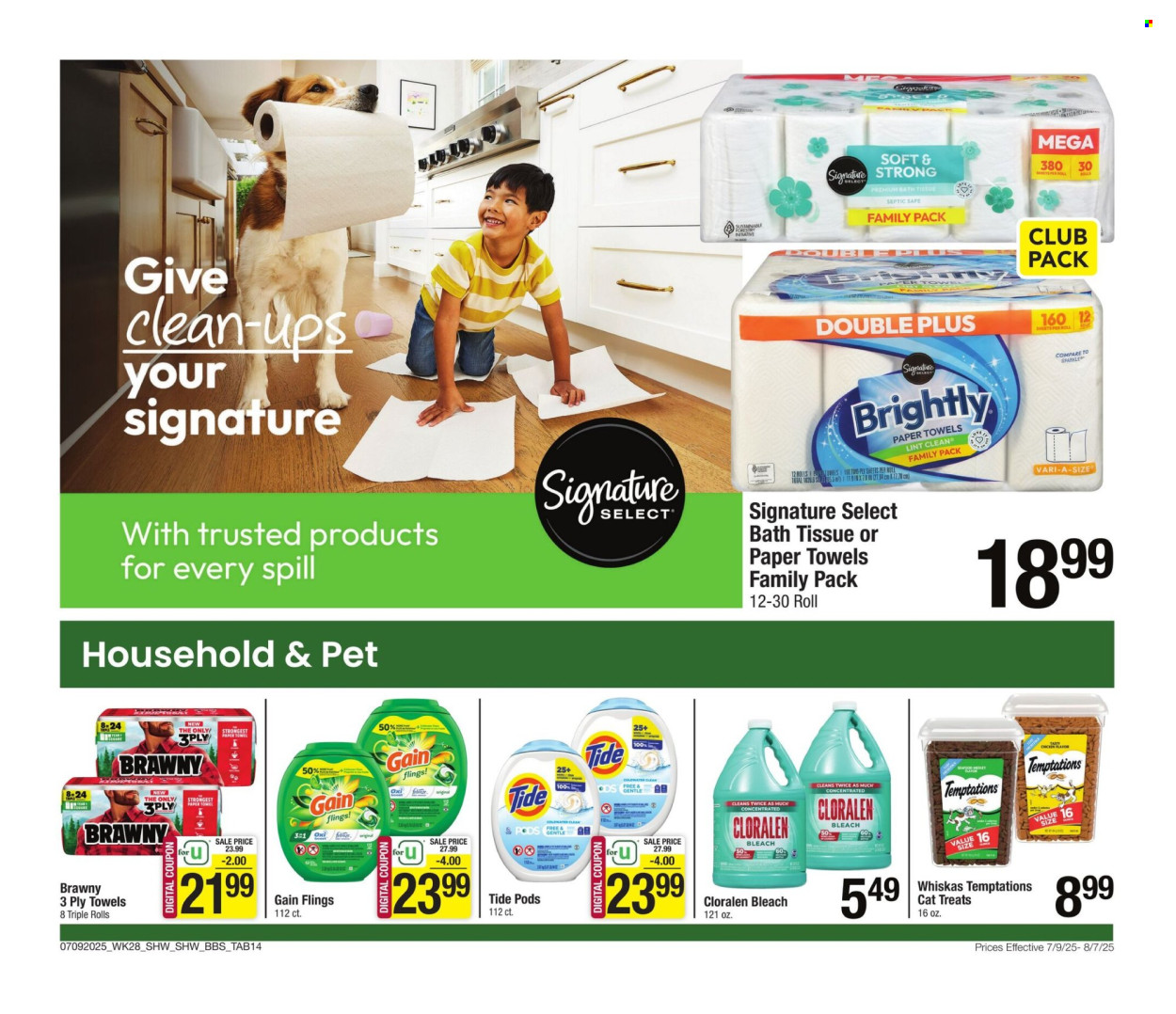 Shaw’s ad - 07/09/2025 - 08/07/2025. Page 14