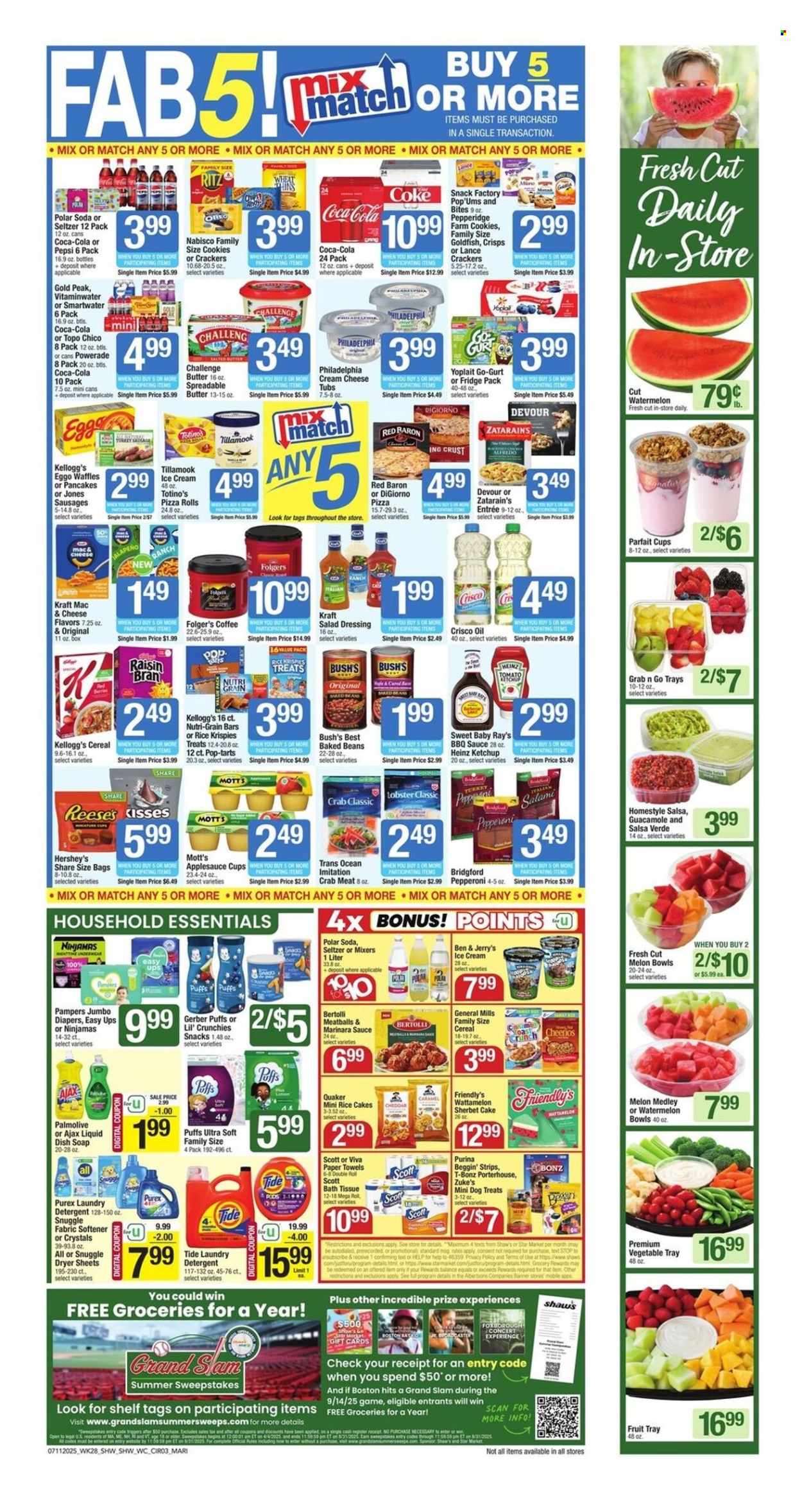 Shaw’s ad - 07/11/2025 - 07/17/2025. Page 3