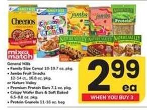 General Mills products!