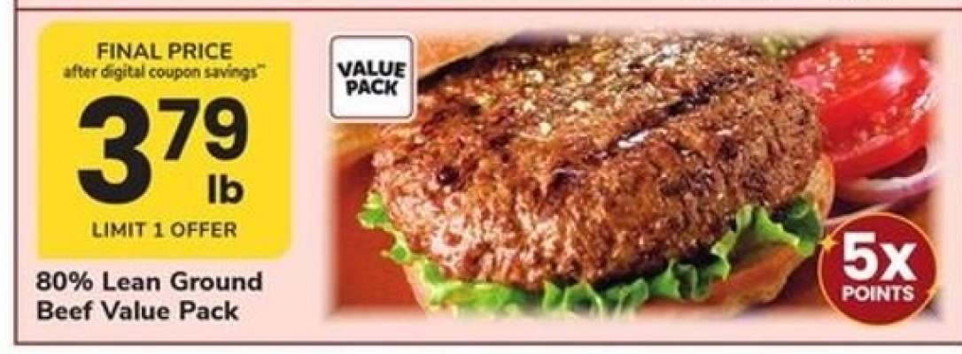 80% Lean Ground Beef Value Pack