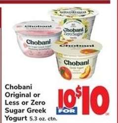 Chobani Greek Yogurt