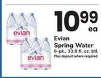 Evian Spring Water