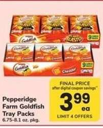 Pepperidge Farm Goldfish Tray Packs