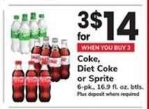 Coke, Diet Coke Or Sprite