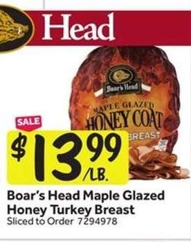 Boar's Head Maple Glazed Honey Turkey Breast