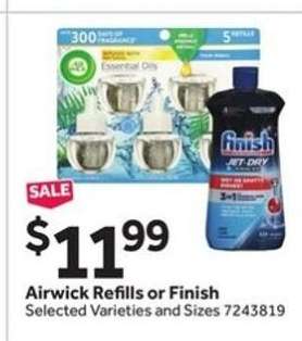 Airwick Refills or Finish