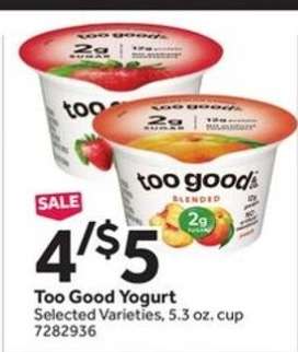 Too Good Yogurt