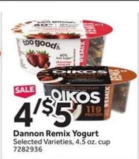 Dannon Remix Yogurt