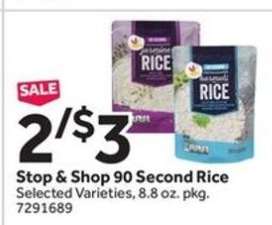 Stop & Shop 90 Second Rice