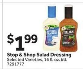 Stop & Shop Salad Dressing