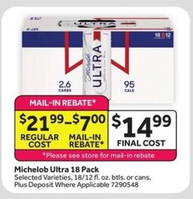 Michelob Ultra 18 Pack
