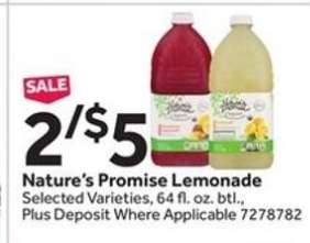 Nature's Promise Lemonade