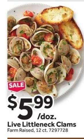 Live Littleneck Clams