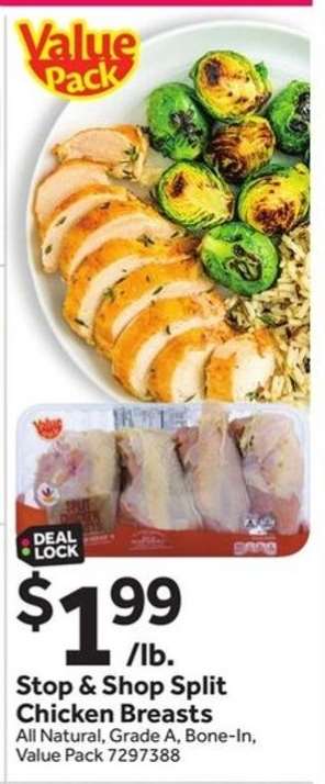 Stop & Shop Split Chicken Breasts