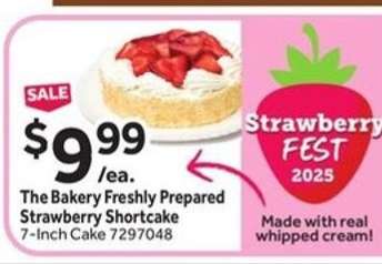 The Bakery Freshly Prepared Strawberry Shortcake