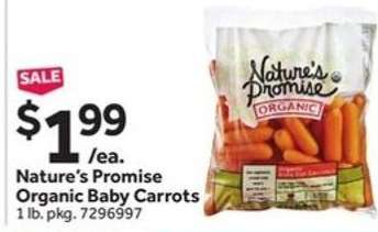Nature's Promise Organic Baby Carrots