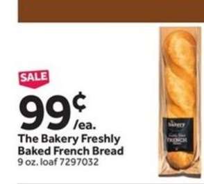 The Bakery Freshly Baked French Bread