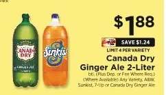 Canada Dry Ginger Ale 2- liter