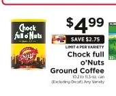 Chock full O'Nuts Ground Coffee