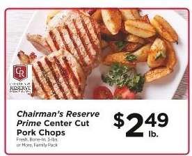 Chairman's Reserve Prime Center Cut Pork Chops