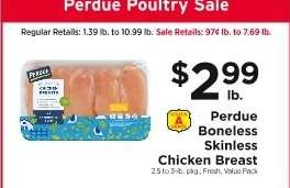 Perdue Boneless Skinless Chicken Breast