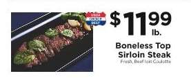 Boneless Top Sirloin Steak