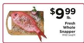 Fresh Whole Snapper