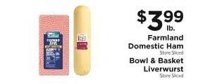 Farmland Domestic Ham & Bowl & Basket Liverwurst
