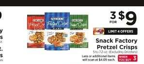 Snack Factory Pretzel Crisps