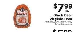 Black Bear Virginia Ham