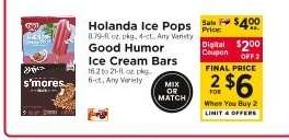 Holanda Ice Pops / Good Humor Ice Cream Bars