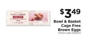 Bowl & Basket Cage Free Brown Eggs