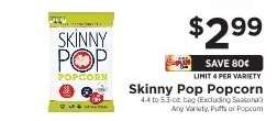 Skinny Pop Popcorn
