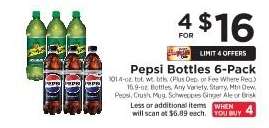 Pepsi Bottles 6-Pack