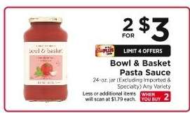 Bowl & Basket Pasta Sauce
