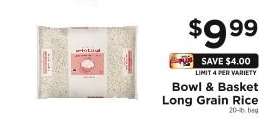 Bowl & Basket Long Grain Rice